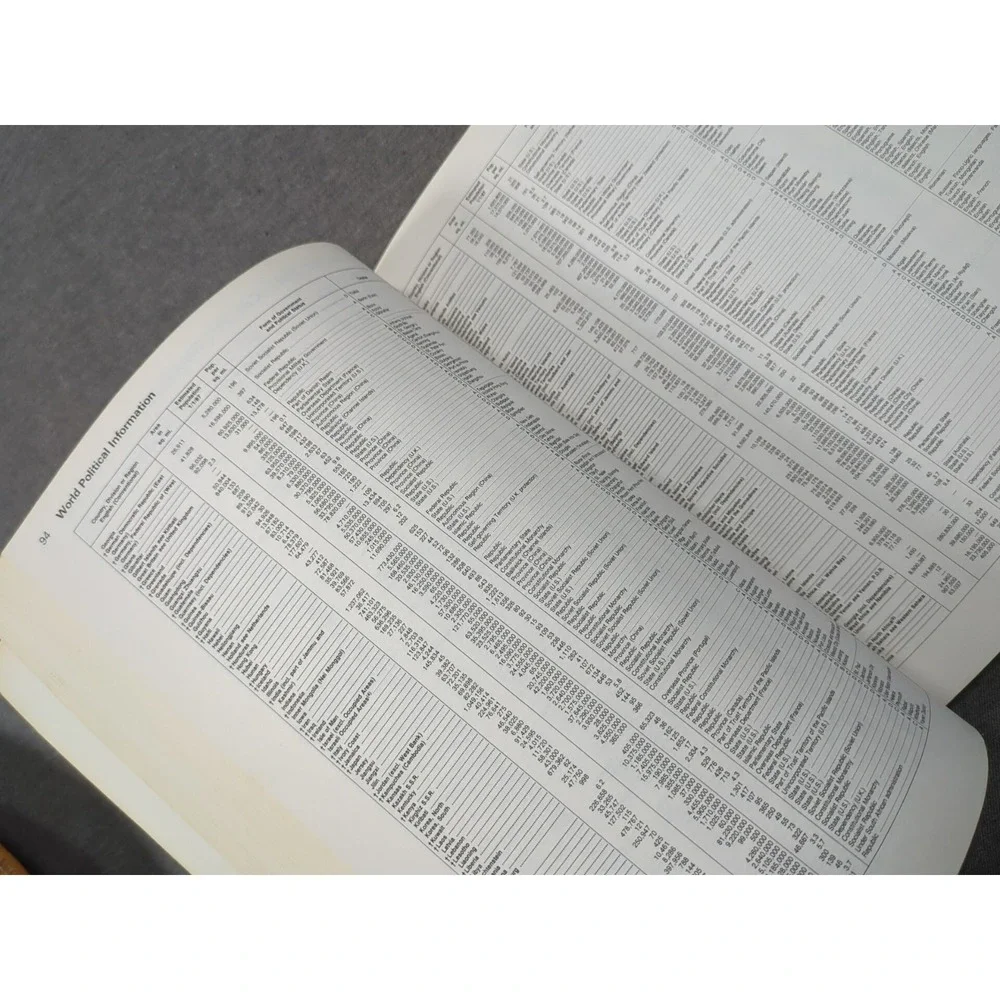 1984 Contemporary‎ World Atlas Vintage Illustrated Rand McNally Trade Paperback